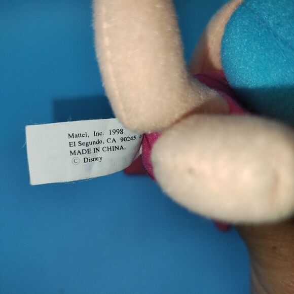 Vintage Mattel Easter Piglet Mini Plush 5" Winnie the Pooh Egg 1998 90's - Picture 6 of 7